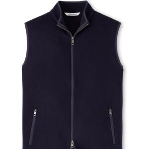 Peter Millar Men's XXL Navy Crown Flex Fleece Vest MSRP $495